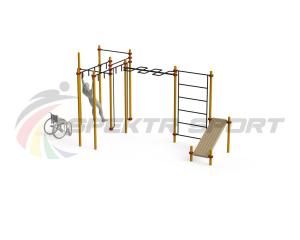 Купить Спортивный комплекс для инвалидов-колясочников WRK-D17_76mm в Жирновске 